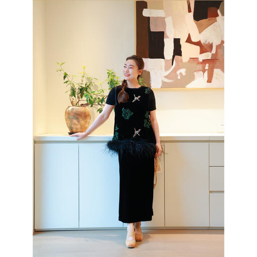 【抖音专属】松鹤延年•新中式马甲（24804209-年轮-高定款） 商品图1