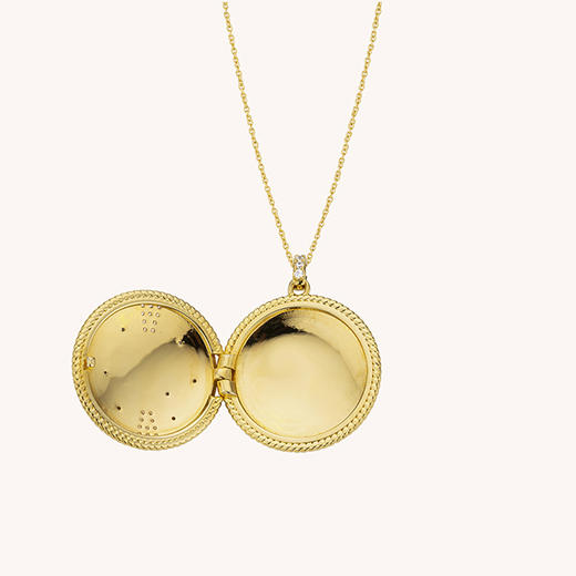 订购8周到｜MYA-BAY-DIWALI SECRET-花边 徽章 吊坠 项链（可开合）［比利时设计师］ 商品图2