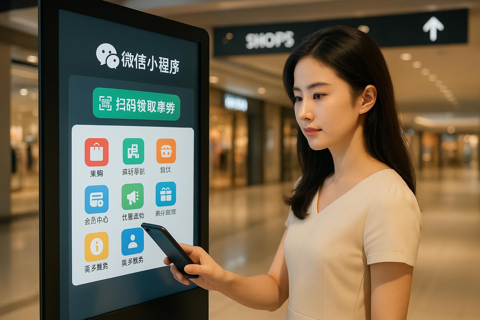 逛商场前能做什么？微信小程序上的预约与信息查询