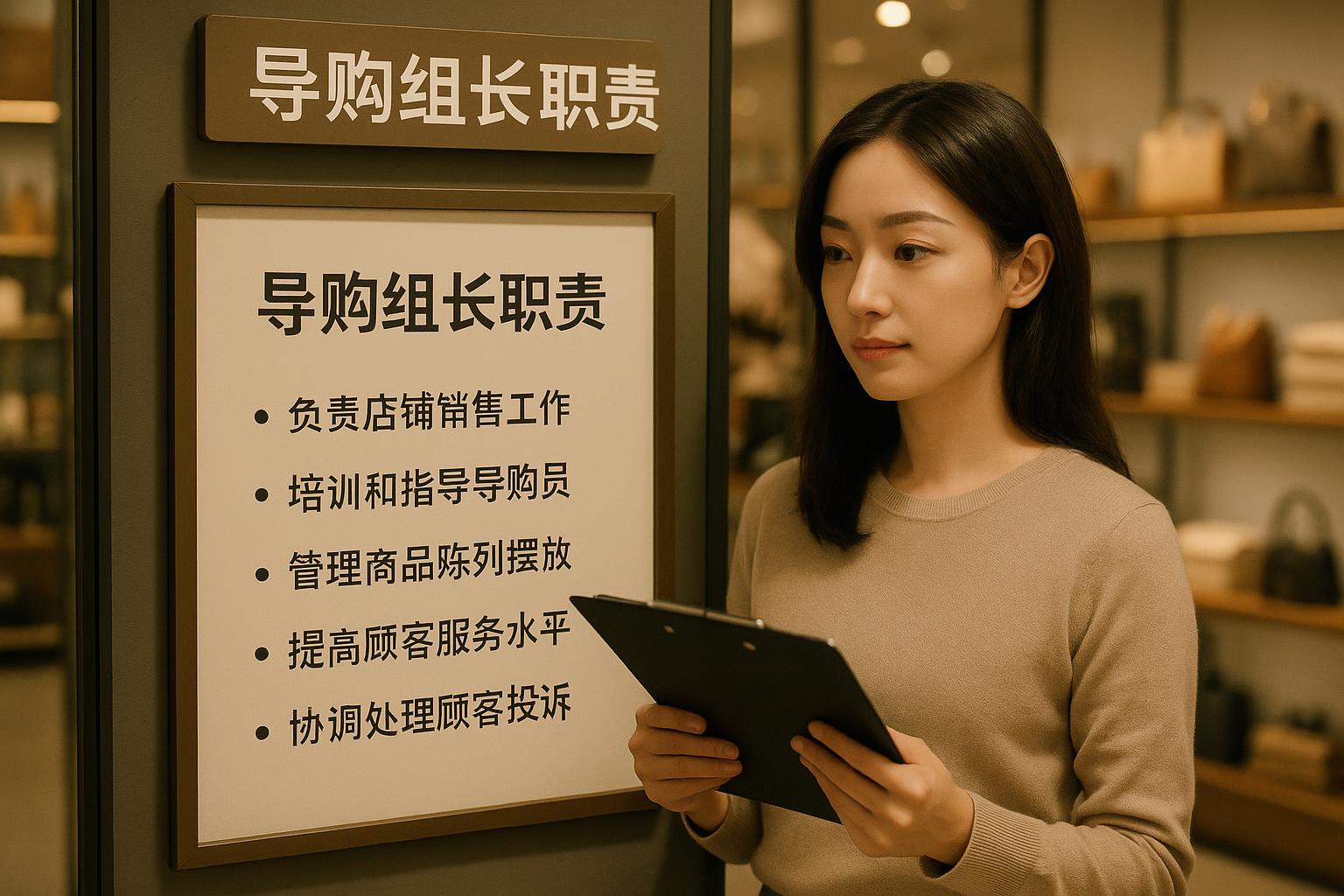 导购组长日常工作有哪些任务？
