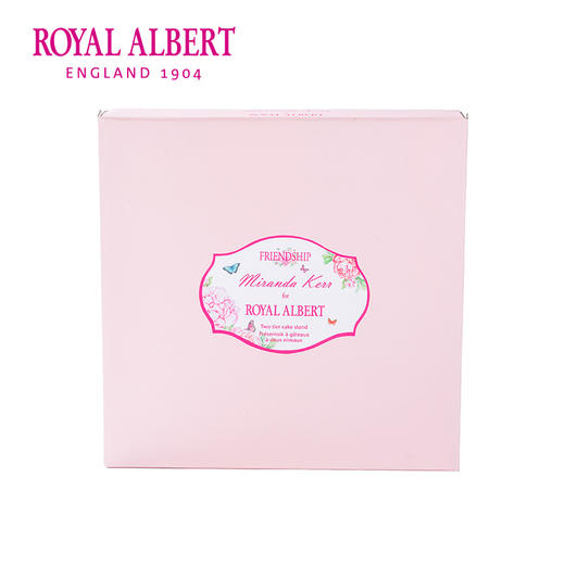 Royal Albert皇家阿尔伯特米兰达联名款骨瓷蛋糕架双层点心盘欧式 商品图3