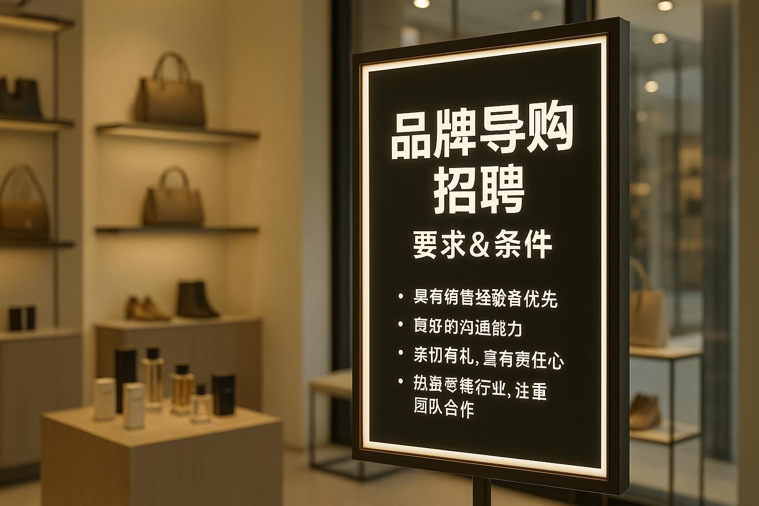 品牌店导购招聘一般看重哪些条件？