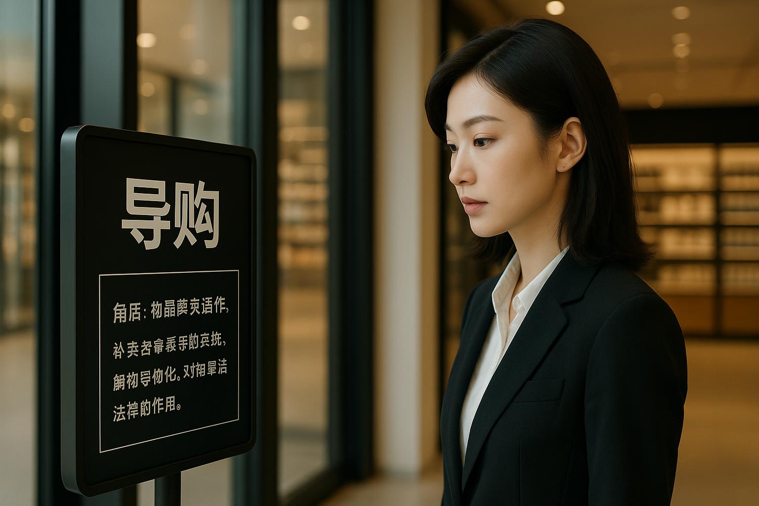 线下场景下，“导购”是做什么的？