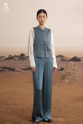 荷木HEMU丨 世毋极锦纹·长裤