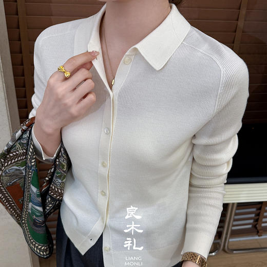 良木礼美丽诺羊毛上衣（Q258434） 商品图0