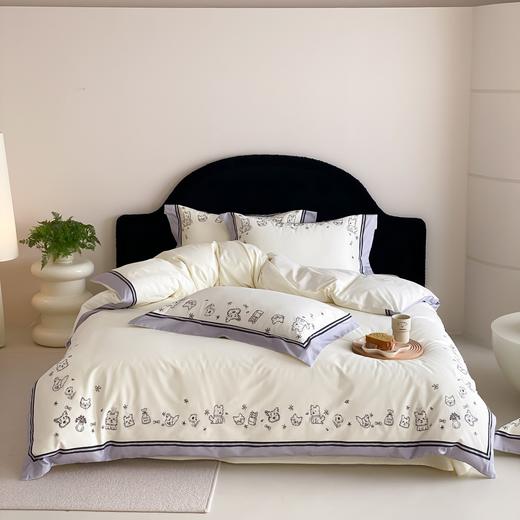 自然醒50支全棉磨毛四件套系列-汪星萌主AN 商品图1