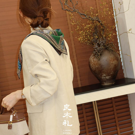 【特价不退不换】良木礼亚麻外套（Q2582154） 商品图3