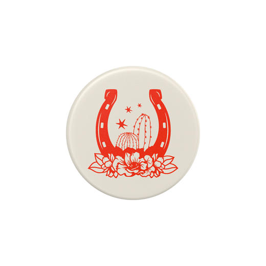 【丹宁星星】荒漠仙人掌 POPGRIP泡泡骚手机粘贴式气囊支架 Graphic平面系列 红色 星星 商品图2