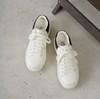 西村名物2025年秋季新款超轻厚底舒适透气系带休闲鞋小白鞋运动鞋T25CM31781 商品缩略图5