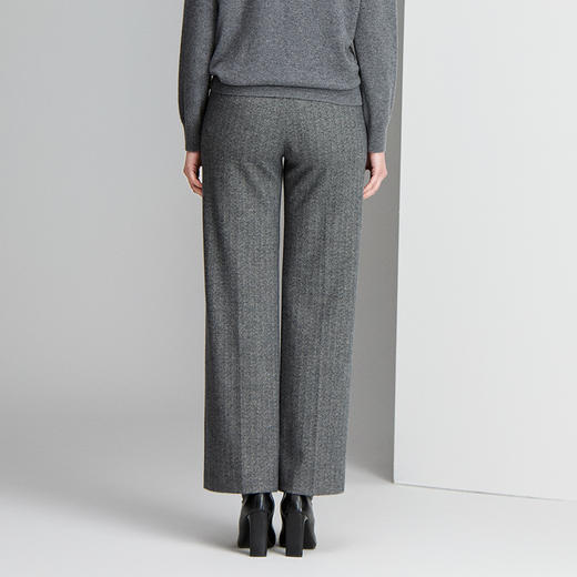 EITIE爱特爱高级灰质感直筒裤冬季新款长款8405101 商品图4