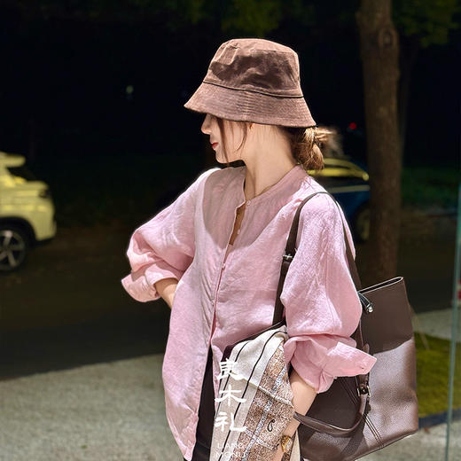 【部分现货】良木礼亚麻衬衫（92291） 商品图2