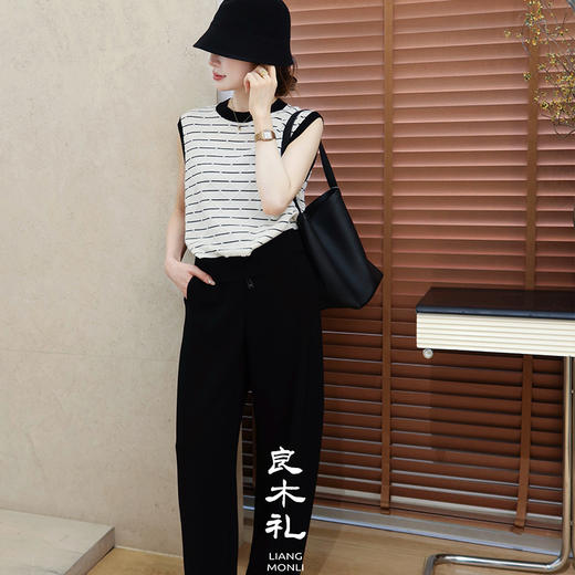 良木礼系带休闲裤（Q258308） 商品图0