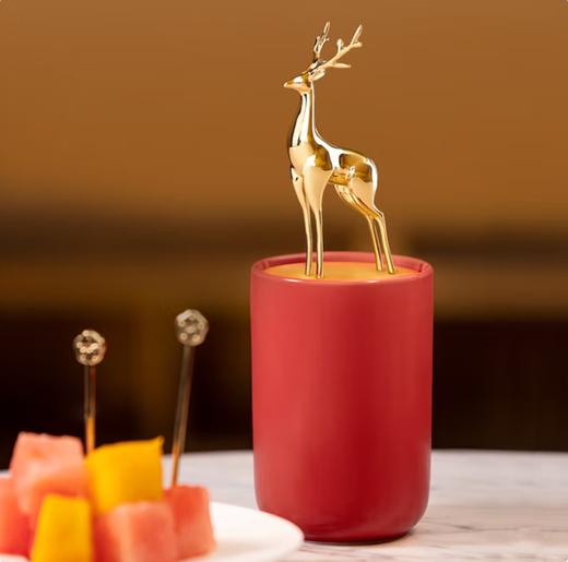 奉旨故宫文创 松鹤延年瑞鹤水果签水果叉高级感原创设计创意 生日礼物 商品图2