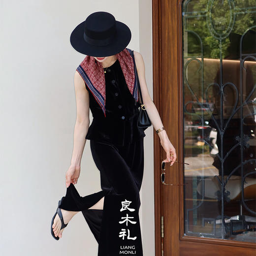 【部分现货】良木礼丝绒鱼尾半裙(250153) 商品图0