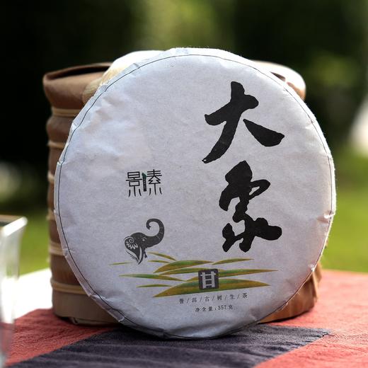 「大象·2017春」厚滑回甘，普洱茶区茶气最重普洱生茶（357g） 商品图0