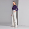 EITIE爱特爱高腰H型通勤时尚气质长裤8405107 商品缩略图1