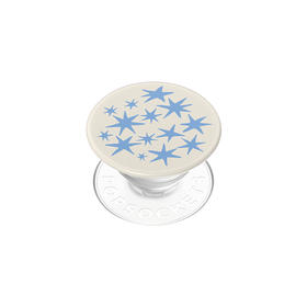 【丹宁星星】大小星星 POPGRIP泡泡骚手机粘贴式气囊支架 Graphic平面系列 蓝色 星星