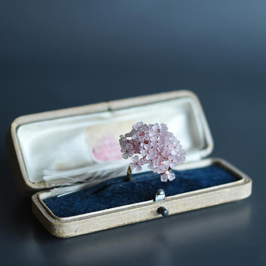 北京仓｜Monshiro-ajisai-粉色 绣球 戒指［日本设计师］ 商品图1