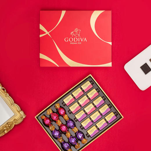 歌帝梵巧克力精选礼盒24颗装185g/045338 一盒四味奢想多重风味 商品图2