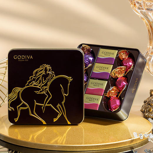 歌帝梵商务尊享巧克力礼盒10颗装85g/041312 一盒四味奢想多重风味 商品图2