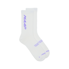 MAAP Emerge Sock 紫标白 骑行袜