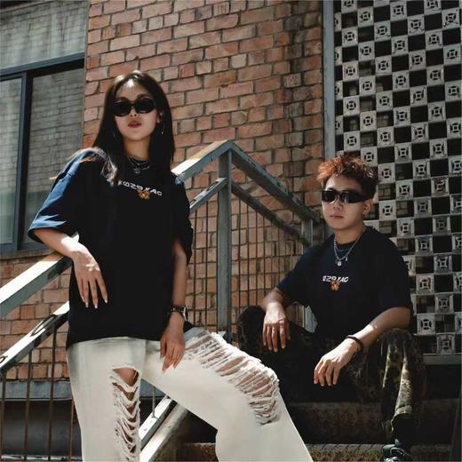 VANQ RIDGE万重解构钟楼T恤-蓝/黑 商品图7