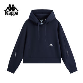 Kappa 25年秋季新款 连帽针织套头运动卫衣女K0F82MT40