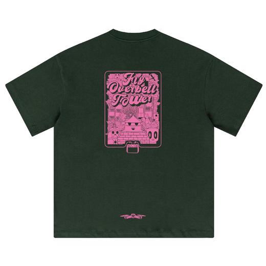 VANQ RIDGE万重飞跃钟楼款T恤墨绿/灰/荧光绿 商品图0