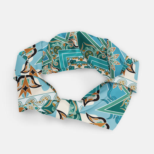 深山集市 侗族皮金园射纹丝巾 商品图2