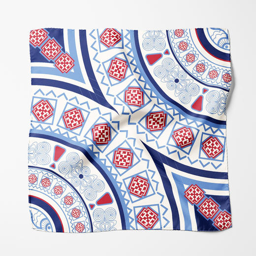 深山集市 百褶裙纹丝巾 商品图3