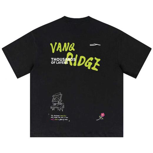 VANQ RIDGE万重M4P魔术贴版T恤-白/黑/米白/紫 商品图11