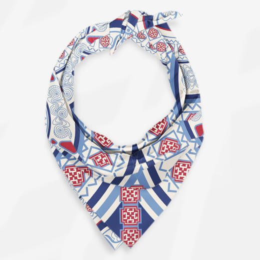 深山集市 百褶裙纹丝巾 商品图1