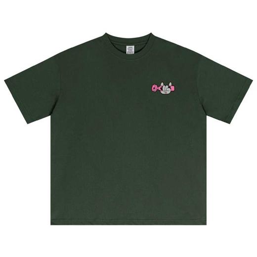 VANQ RIDGE万重飞跃钟楼魔术贴款T恤-橙/墨绿 商品图2