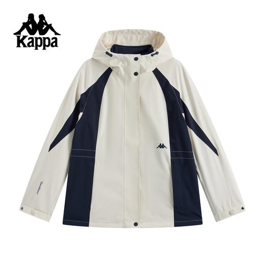 Kappa 25年秋季新款 连帽保暖休闲防风上衣外套女K0F82FJ43 商品图1