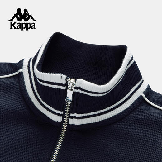 Kappa 25年秋季新款 休闲针织开衫立领外套 女K0F82WK02 商品图3