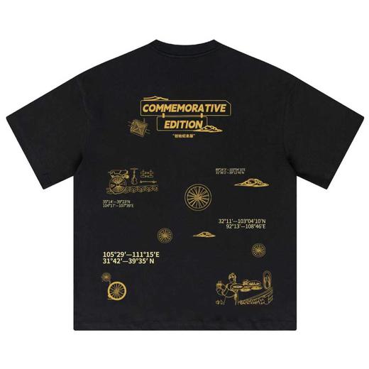 VANQ RIDGE万重解构钟楼T恤-蓝/黑 商品图0