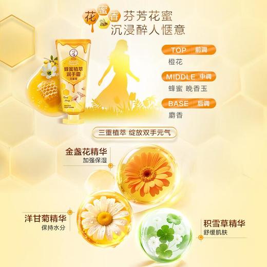 曼秀雷敦蜂蜜植萃润手霜-花蜜香 50g/支 商品图5