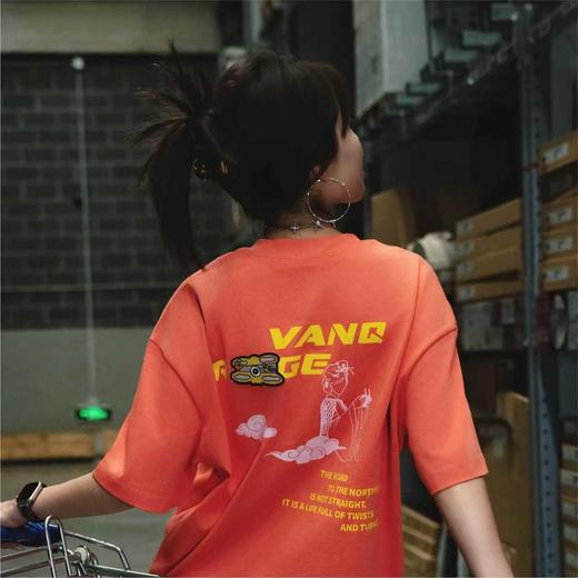 VANQ RIDGE万重飞跃钟楼魔术贴款T恤-橙/墨绿 商品图4