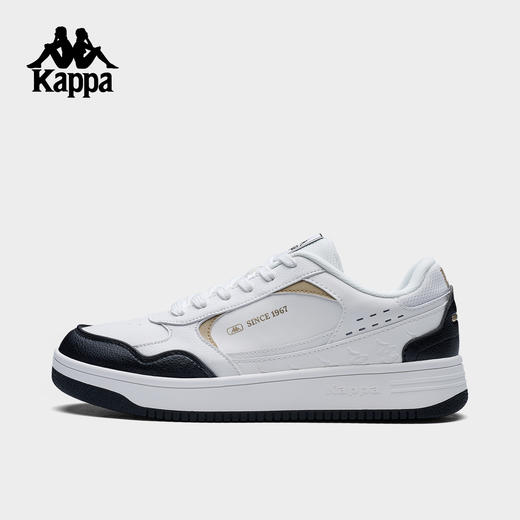 Kappa 2025秋季新款 黑白经典运动休闲小白鞋 男女款K0FZ5CC17 商品图0