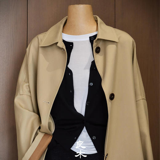 【部分现货】良木礼长绒棉风衣（67010） 商品图2