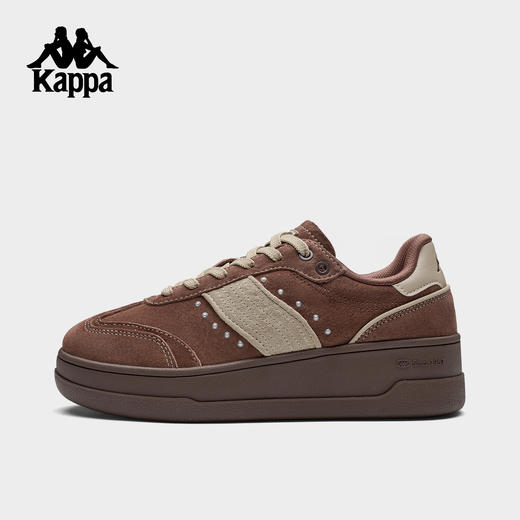 Kappa 2025秋季新 女款复古德训鞋  厚底增高运动K0F85CC77M 商品图0