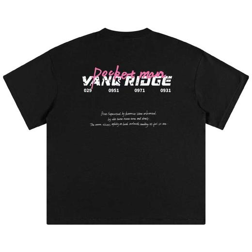 VANQ RIDGE万重Pocket manT恤-黑/灰 商品图3