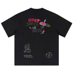 VANQ RIDGE万重M4P纪念款T恤-黑/灰