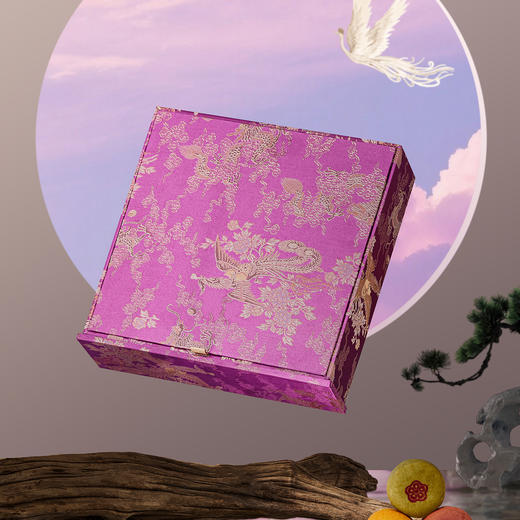 立家本草集 糕点礼盒（锦盒+亚克力）450g/盒 商品图1