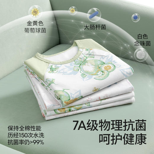 【孕味秒杀专属】贝肽斯【猫肚棉】婴儿睡衣儿童家居服连体衣春款宝宝睡袋女童睡裙 商品图6