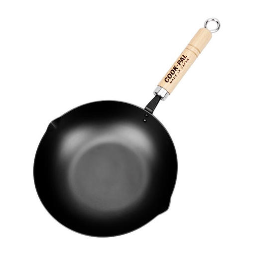 吉川(YOSHIKAWA)日本进口COOKPAL小铁锅 窒化氮化炒锅24cm 商品图6