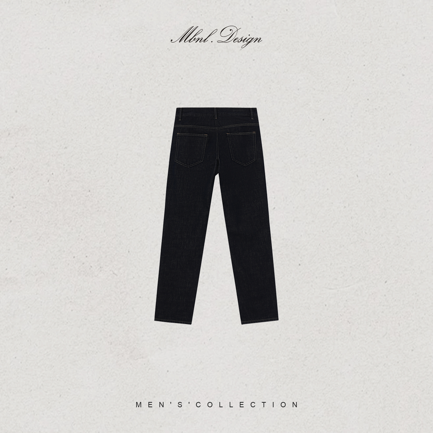 「RAW DENIM」秦磊男装宽松直脚版型100棉牛仔裤LL-WKZ2066 N9商品图2