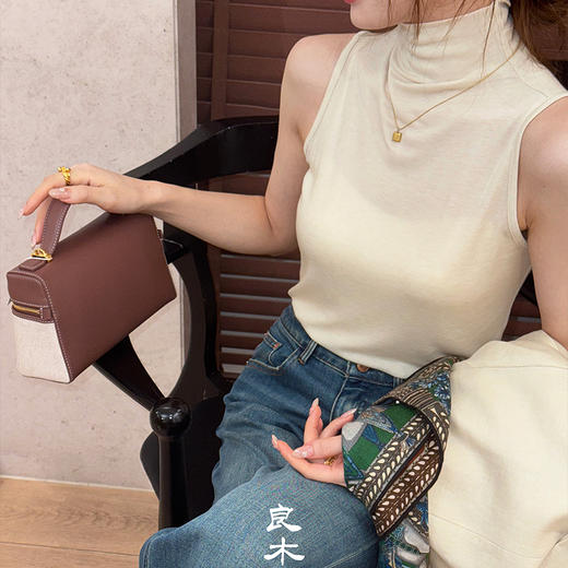 【预售7天】良木礼无袖羊毛背心（Q2584259F） 商品图2