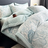 【换季出清】自然醒A类5D立体浮雕宽边牛奶绒四件套高档法兰珊瑚绒床单被套秋冬季轻奢床品QJ 商品缩略图11
