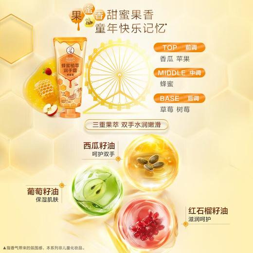曼秀雷敦蜂蜜植萃润手霜-花蜜香 50g/支 商品图4